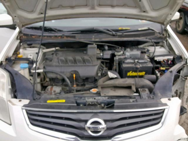 3N1AB6AP7AL643627 - 2010 NISSAN SENTRA 2.0 WHITE photo 7