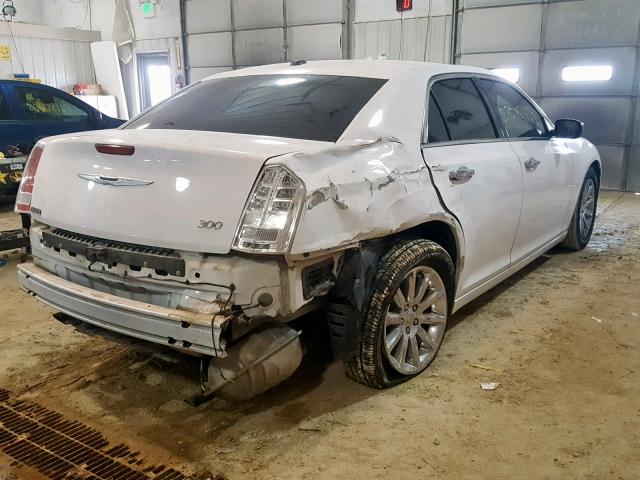 2C3CCACG5CH310572 - 2012 CHRYSLER 300 LIMITE WHITE photo 4