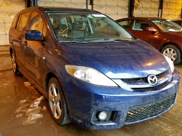 JM1CR293470158332 - 2007 MAZDA 5 BLUE photo 1