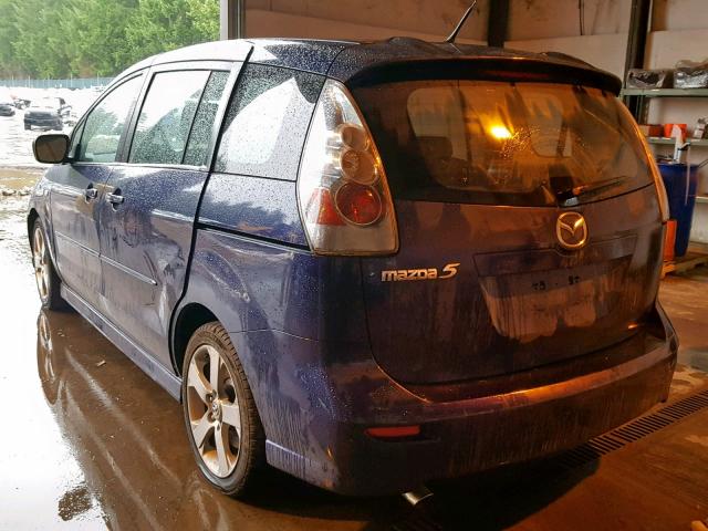 JM1CR293470158332 - 2007 MAZDA 5 BLUE photo 3