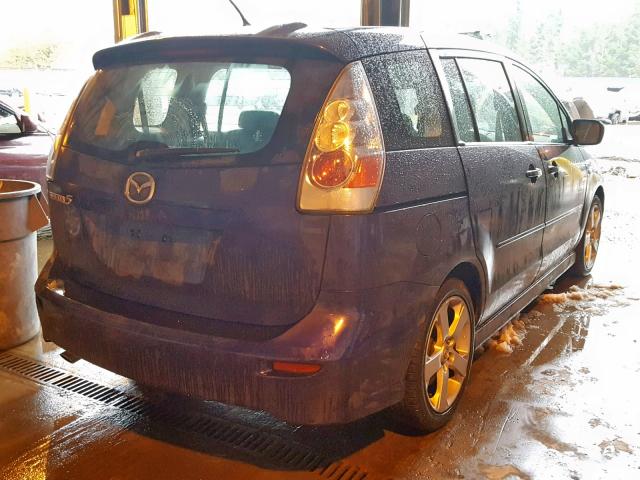 JM1CR293470158332 - 2007 MAZDA 5 BLUE photo 4