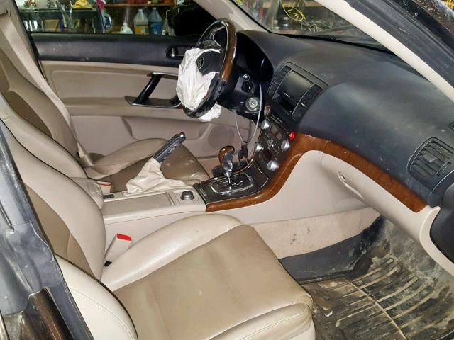 4S4BP86C284344580 - 2008 SUBARU OUTBACK 3. BROWN photo 5