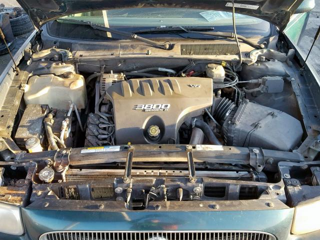 1G4HP54K2YU353430 - 2000 BUICK LESABRE CU GREEN photo 7