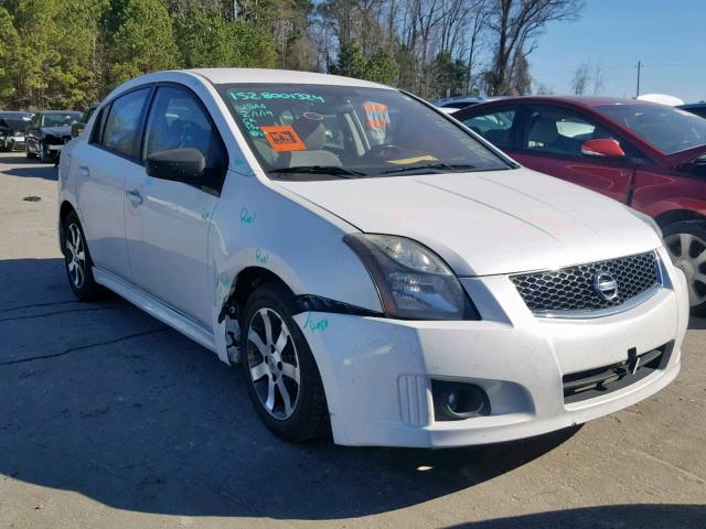 3N1AB6AP1BL636156 - 2011 NISSAN SENTRA 2.0 WHITE photo 1