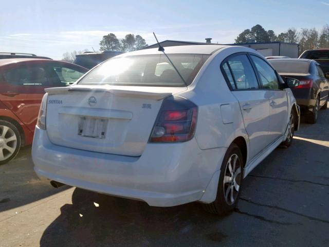 3N1AB6AP1BL636156 - 2011 NISSAN SENTRA 2.0 WHITE photo 4