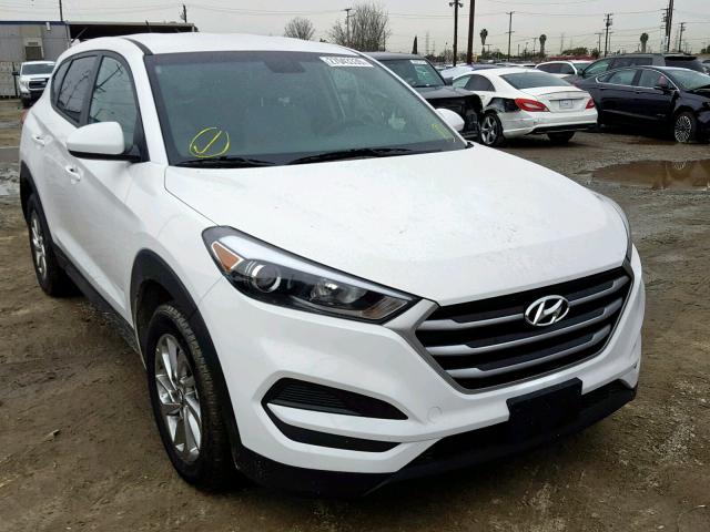 KM8J23A46JU792047 - 2018 HYUNDAI TUCSON SE WHITE photo 1