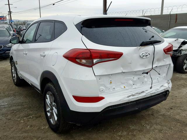 KM8J23A46JU792047 - 2018 HYUNDAI TUCSON SE WHITE photo 3