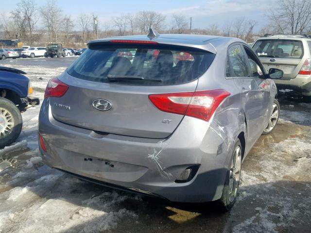 KMHD35LE8DU047431 - 2013 HYUNDAI ELANTRA GT GRAY photo 4