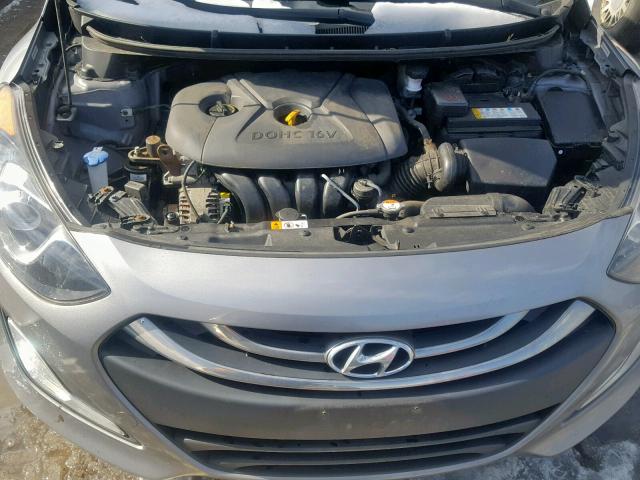 KMHD35LE8DU047431 - 2013 HYUNDAI ELANTRA GT GRAY photo 7