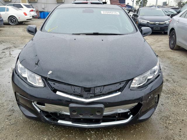 1G1RC6S50JU112553 - 2018 CHEVROLET VOLT LT BLACK photo 9