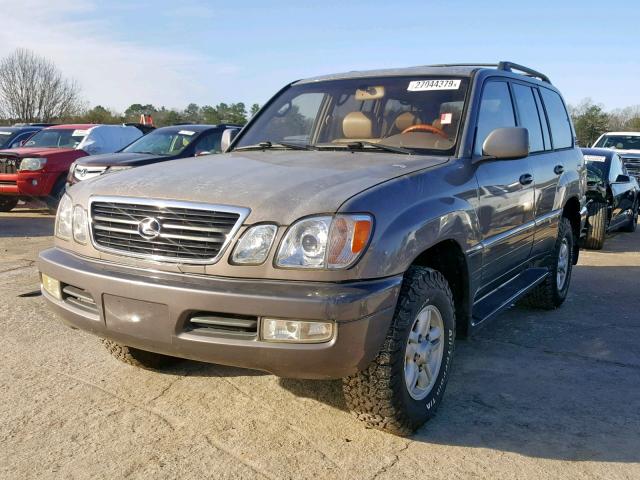 JT6HT00W5Y0124427 - 2000 LEXUS LX 470 TAN photo 2