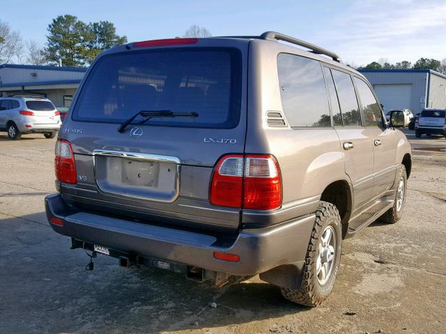 JT6HT00W5Y0124427 - 2000 LEXUS LX 470 TAN photo 4