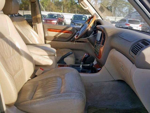 JT6HT00W5Y0124427 - 2000 LEXUS LX 470 TAN photo 5