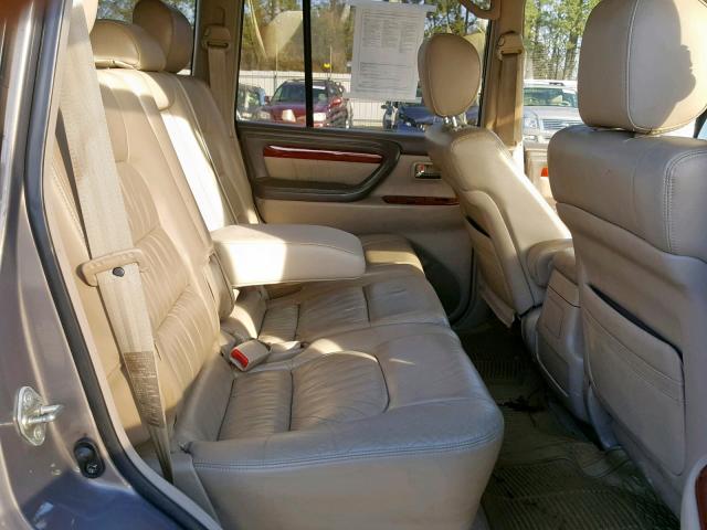 JT6HT00W5Y0124427 - 2000 LEXUS LX 470 TAN photo 6