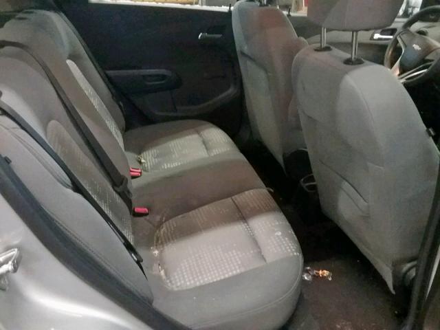 1G1JA6SH2C4112814 - 2012 CHEVROLET SONIC LS 银色 照片 6