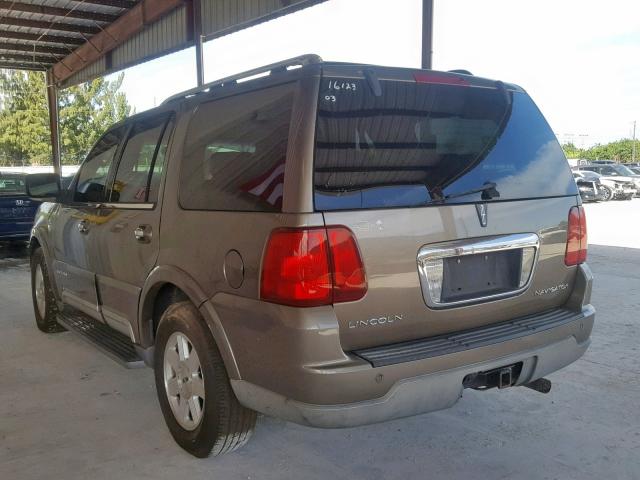 5LMFU27R23LJ04676 - 2003 LINCOLN NAVIGATOR BROWN photo 3