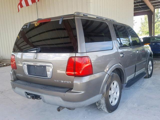 5LMFU27R23LJ04676 - 2003 LINCOLN NAVIGATOR BROWN photo 4