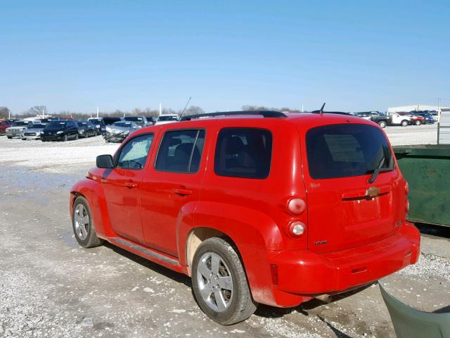 3GNBAAFW0BS504610 - 2011 CHEVROLET HHR LS Қызыл фото 3