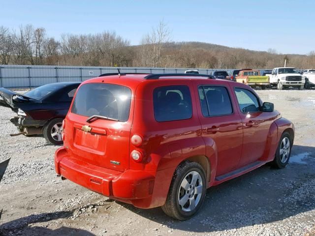 3GNBAAFW0BS504610 - 2011 CHEVROLET HHR LS Қызыл фото 4