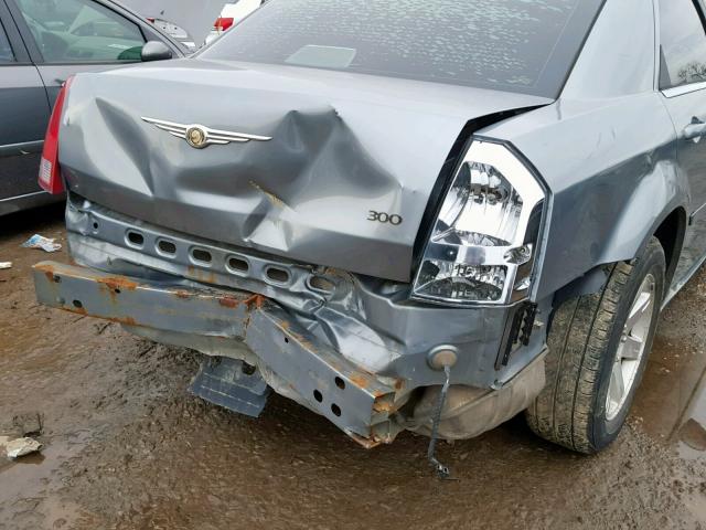 2C3LA43R96H361909 - 2006 CHRYSLER 300 GRAY photo 9