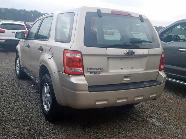 1FMCU0C79CKC75428 - 2012 FORD ESCAPE XLS GOLD photo 3