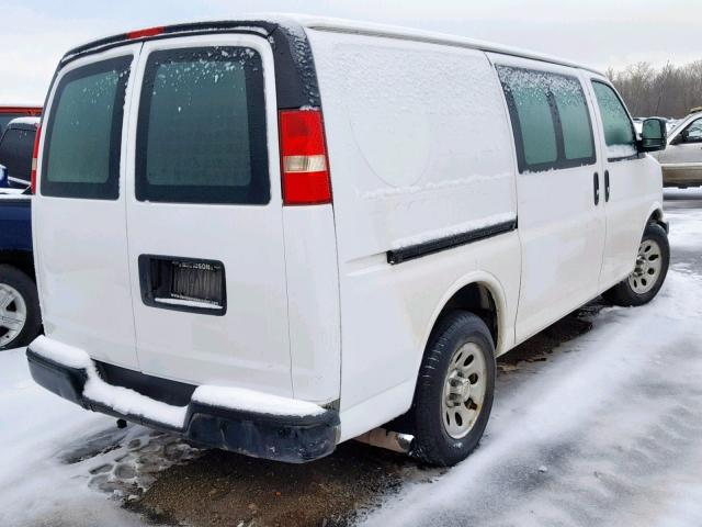 1GCSGAFX2C1179610 - 2012 CHEVROLET EXPRESS G1 WHITE photo 4