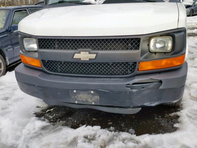 1GCSGAFX2C1179610 - 2012 CHEVROLET EXPRESS G1 WHITE photo 9