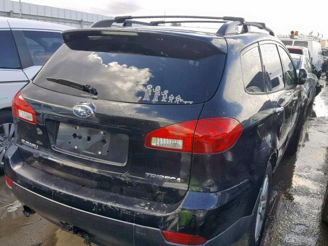 4S4WX97D884419927 - 2008 SUBARU TRIBECA LI BLACK photo 4