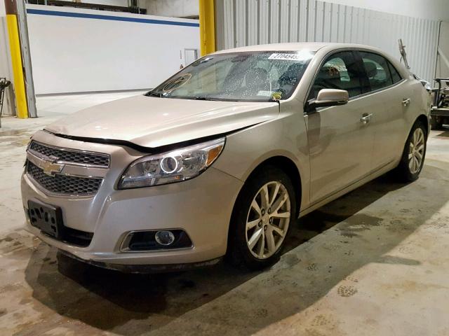 1G11H5SA7DF158329 - 2013 CHEVROLET MALIBU LTZ BEIGE photo 2