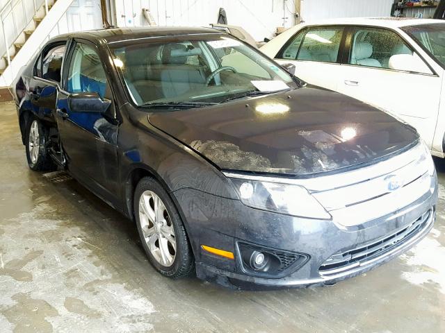 3FAHP0HA5CR232955 - 2012 FORD FUSION SE BLACK photo 1