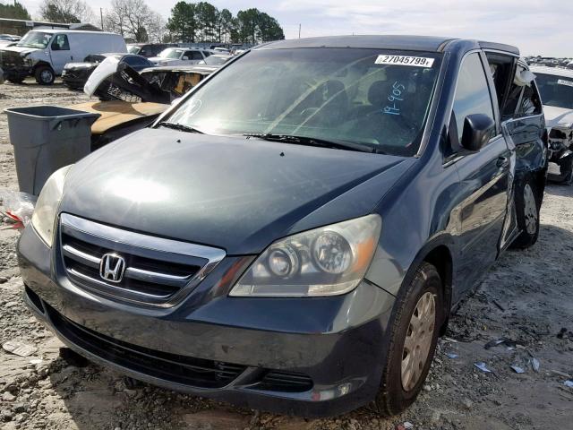 5FNRL38296B074873 - 2006 HONDA ODYSSEY LX GREEN photo 2