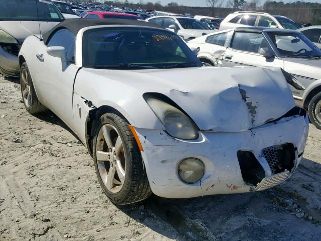 1G2MB35B56Y112718 - 2006 PONTIAC SOLSTICE WHITE photo 1