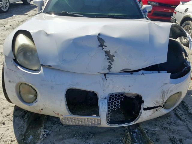 1G2MB35B56Y112718 - 2006 PONTIAC SOLSTICE WHITE photo 7