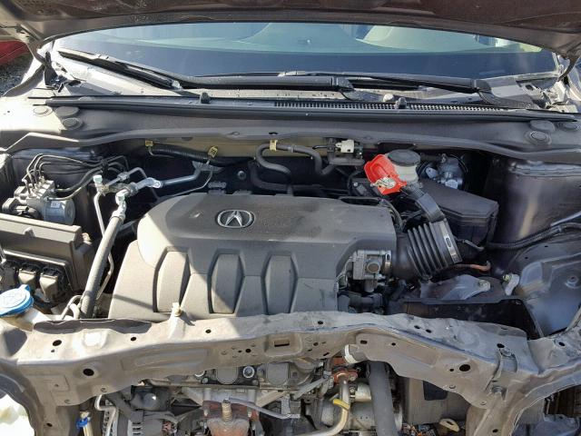 5J8TB3H39FL005598 - 2015 ACURA RDX GRAY photo 7