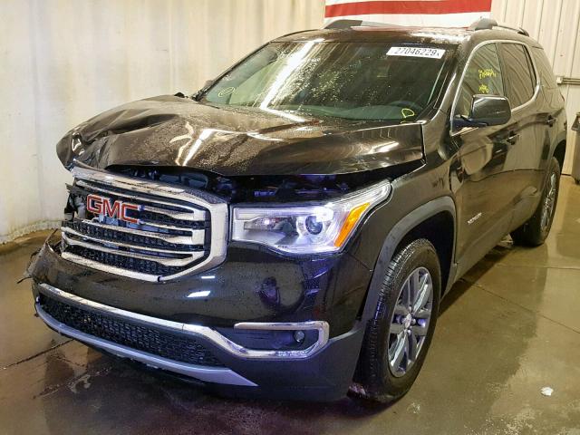 1GKKNULS9JZ141620 - 2018 GMC ACADIA SLT BLACK photo 2