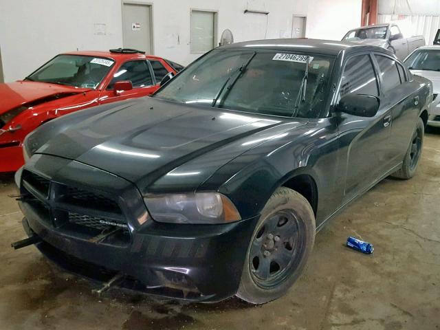 2B3CL1CT0BH551884 - 2011 DODGE CHARGER PO BLACK photo 2