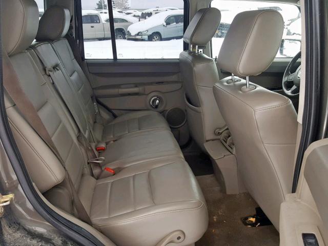 1J8HH48K06C355677 - 2006 JEEP COMMANDER GREEN photo 6