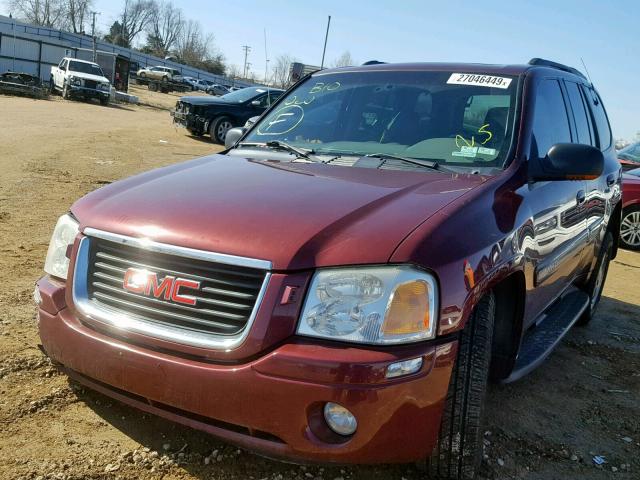 1GKDS13S222423172 - 2002 GMC ENVOY BURGUNDY photo 2