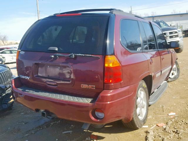 1GKDS13S222423172 - 2002 GMC ENVOY BURGUNDY photo 4