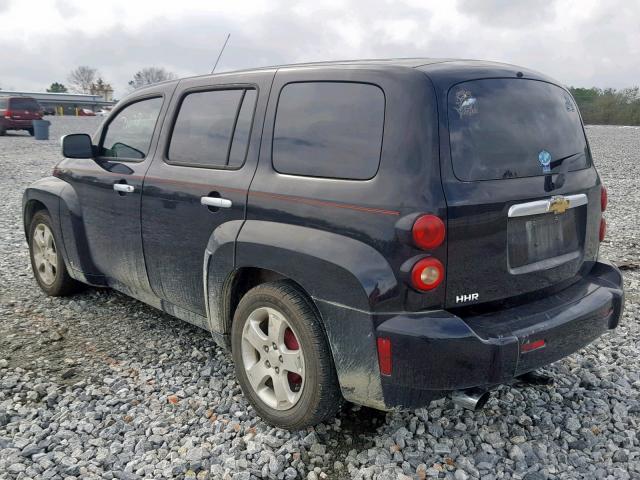 3GNDA23P77S548963 - 2007 CHEVROLET HHR LT BLACK photo 3