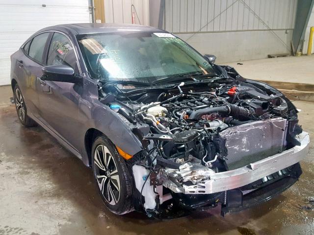 2HGFC1F38JH641145 - 2018 HONDA CIVIC EX 灰色 照片 1