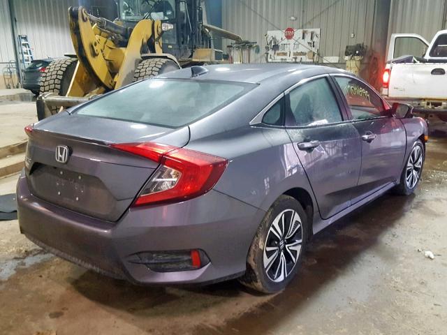 2HGFC1F38JH641145 - 2018 HONDA CIVIC EX 灰色 照片 4