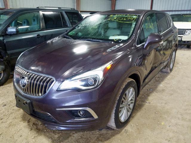 LRBFXASA3HD026743 - 2017 BUICK ENVISION PREFERRED  photo 2