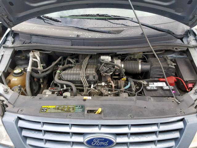 2FMZA51635BA56486 - 2005 FORD FREESTAR S BLUE photo 7