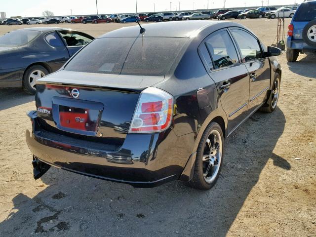 3N1AB61E88L684244 - 2008 NISSAN SENTRA 2.0 BLACK photo 4