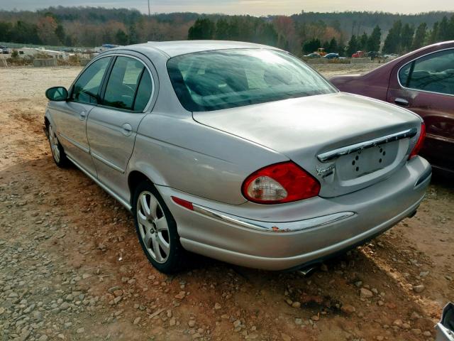 SAJEA51C44WD63028 - 2004 JAGUAR X-TYPE 3.0 SILVER photo 3