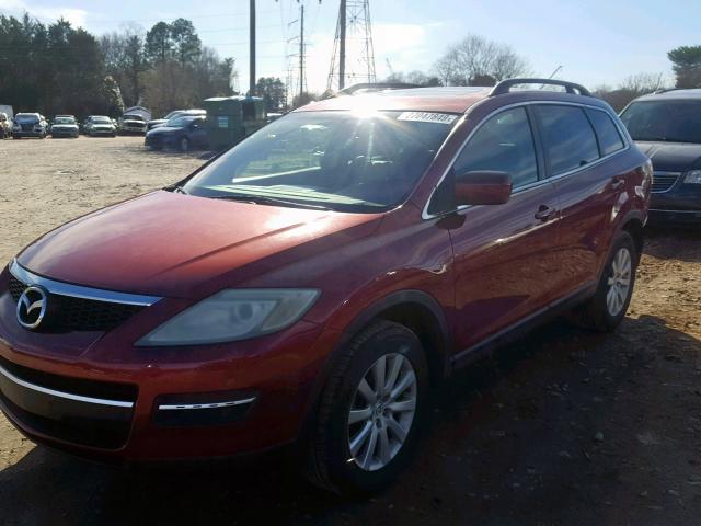 JM3TB28A690172442 - 2009 MAZDA CX-9 MAROON photo 2