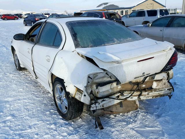 1G2NF52F02C269771 - 2002 PONTIAC GRAND AM S WHITE photo 3