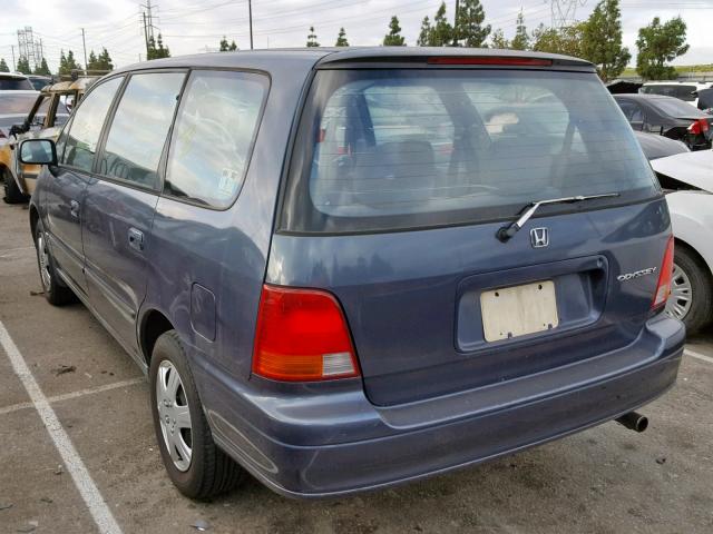 JHMRA1866SC031126 - 1995 HONDA ODYSSEY LX BLUE photo 3