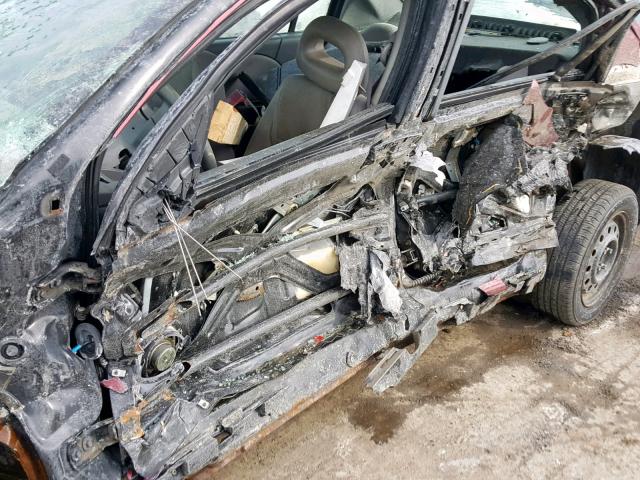 1G8AJ52F05Z119387 - 2005 SATURN ION LEVEL BURGUNDY photo 10